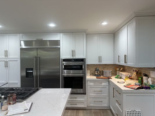 Custom kitchen cabinetry installed in Huntington Beach