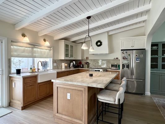 Custom kitchen cabinetry detail